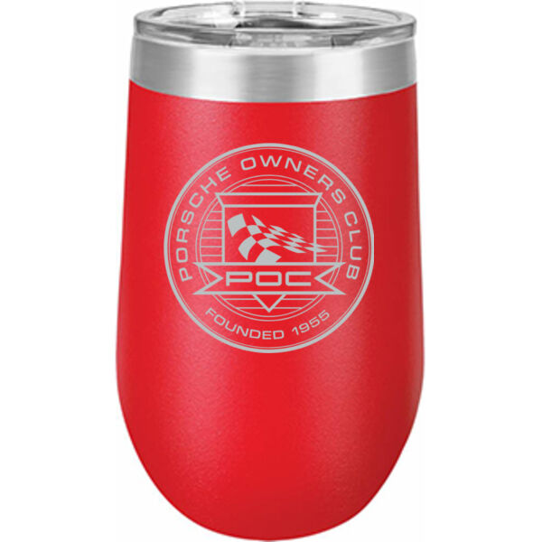   - 16 oz. Stainless Steel Stemless Wine Tumbler w/Lid Thumbnail